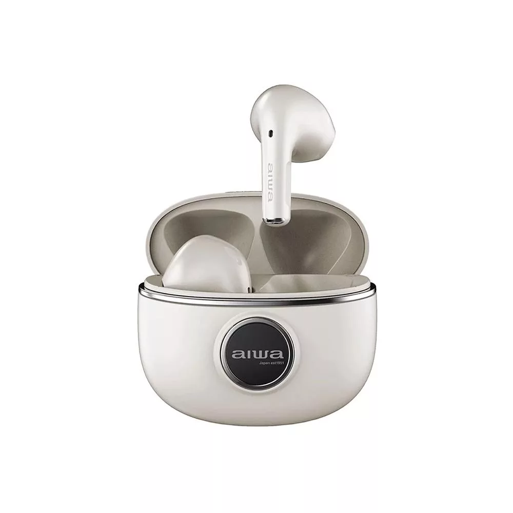 AIWA愛華 真無線藍牙耳機(白色) AT-X80V
