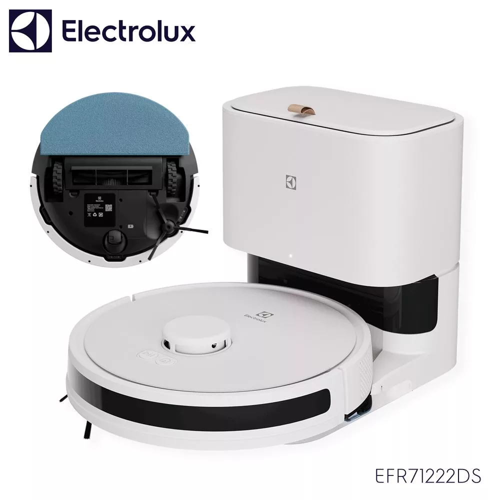 Electrolux 瑞典 伊萊克斯 極適家居700 自動除塵掃拖機器人(柔霧白)EFR71222DS