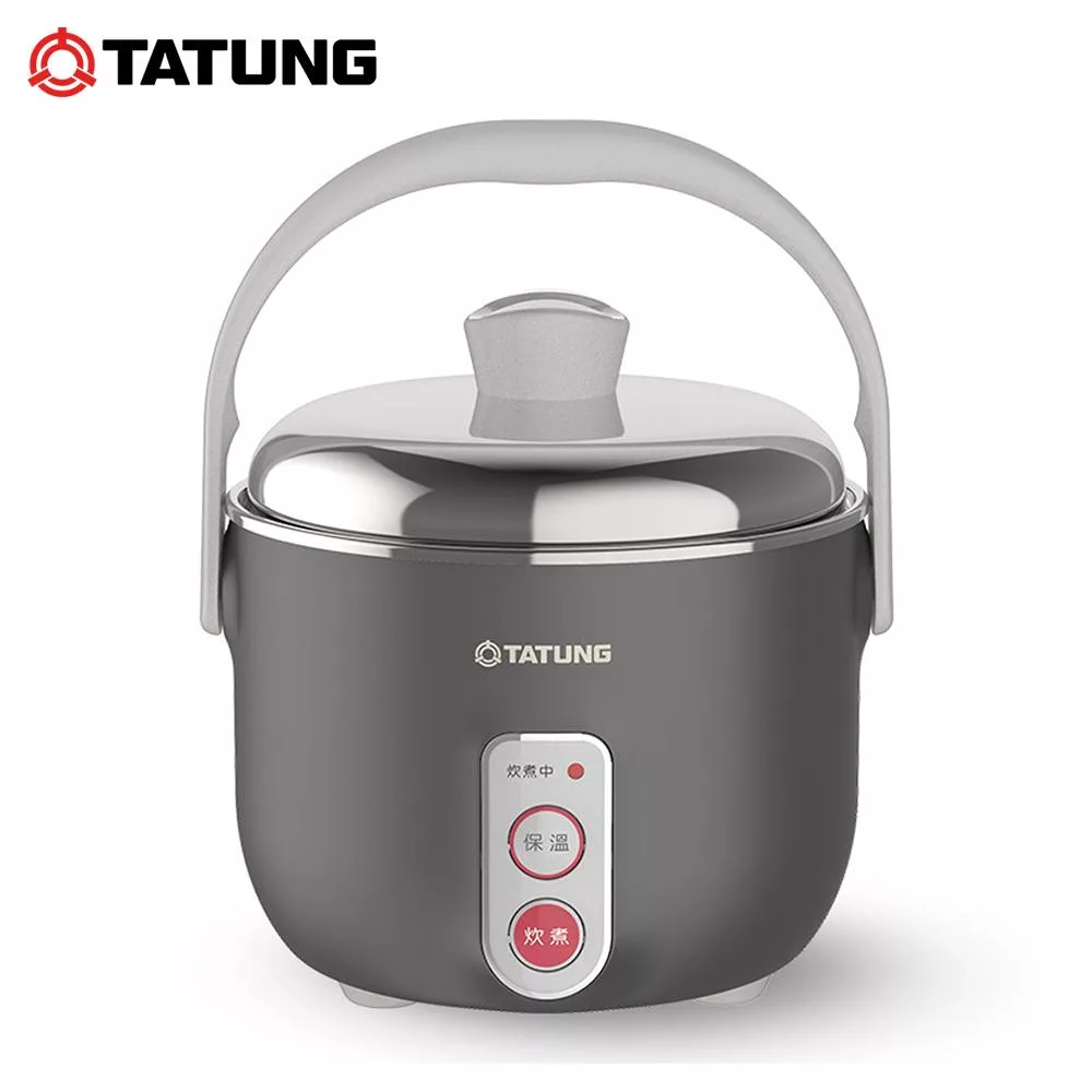 大同 3人份不鏽鋼電鍋TAC-03D-NIG(曜石灰)
