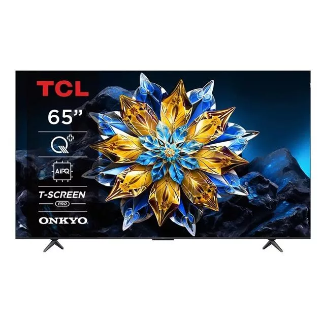 TCL 65型 4K QLED PRO Google TV 量子智能連網液晶顯示器 65C655 PRO-含基本安裝 樓層費跨區費另計 黑