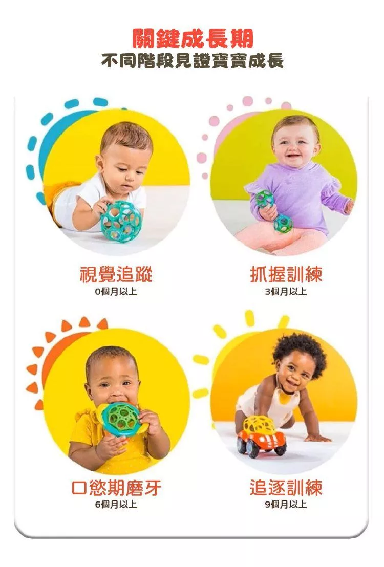 關鍵成長期不同階段見證寶寶成長視覺追蹤抓握訓練個月3個月以上期磨牙追逐訓練6個月以上9個月以上