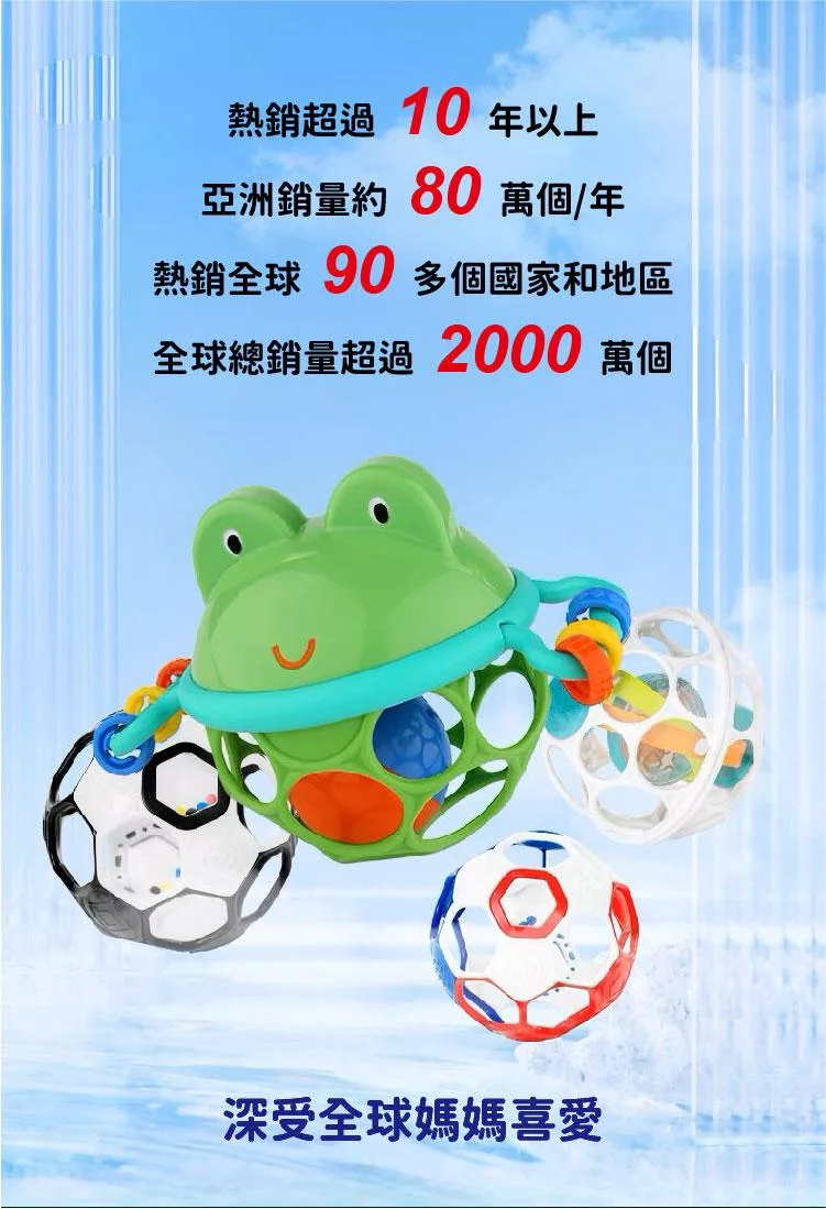 熱銷超過10年以上亞洲銷量約80 萬個/年熱銷全球90多個國家和地區全球總銷量超過2000 萬個深受全球媽媽喜愛