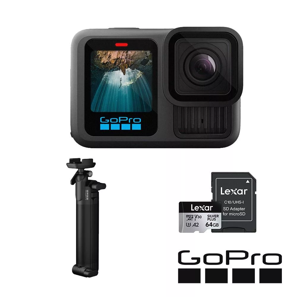 【GoPro】HERO 13 三向自拍套組-[正成公司貨]