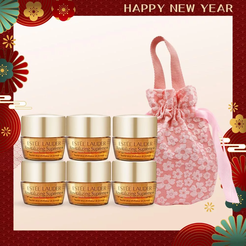 ESTEE LAUDER 雅詩蘭黛 年輕無敵膠原眼霜(5ml)X6送收納袋-新年情人禮品-公司貨