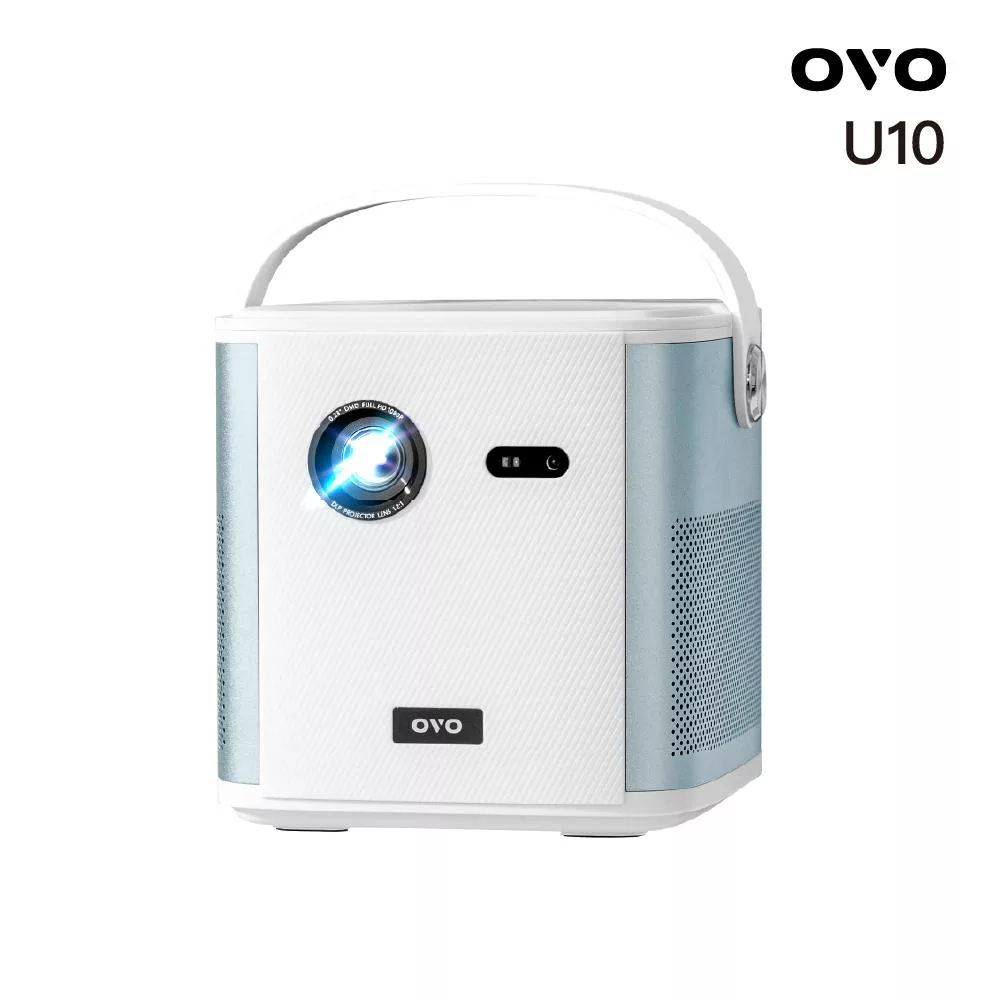 OVO 1080P行動至尊智慧投影機 U10 極光白*送四季線上+Friday影視30天