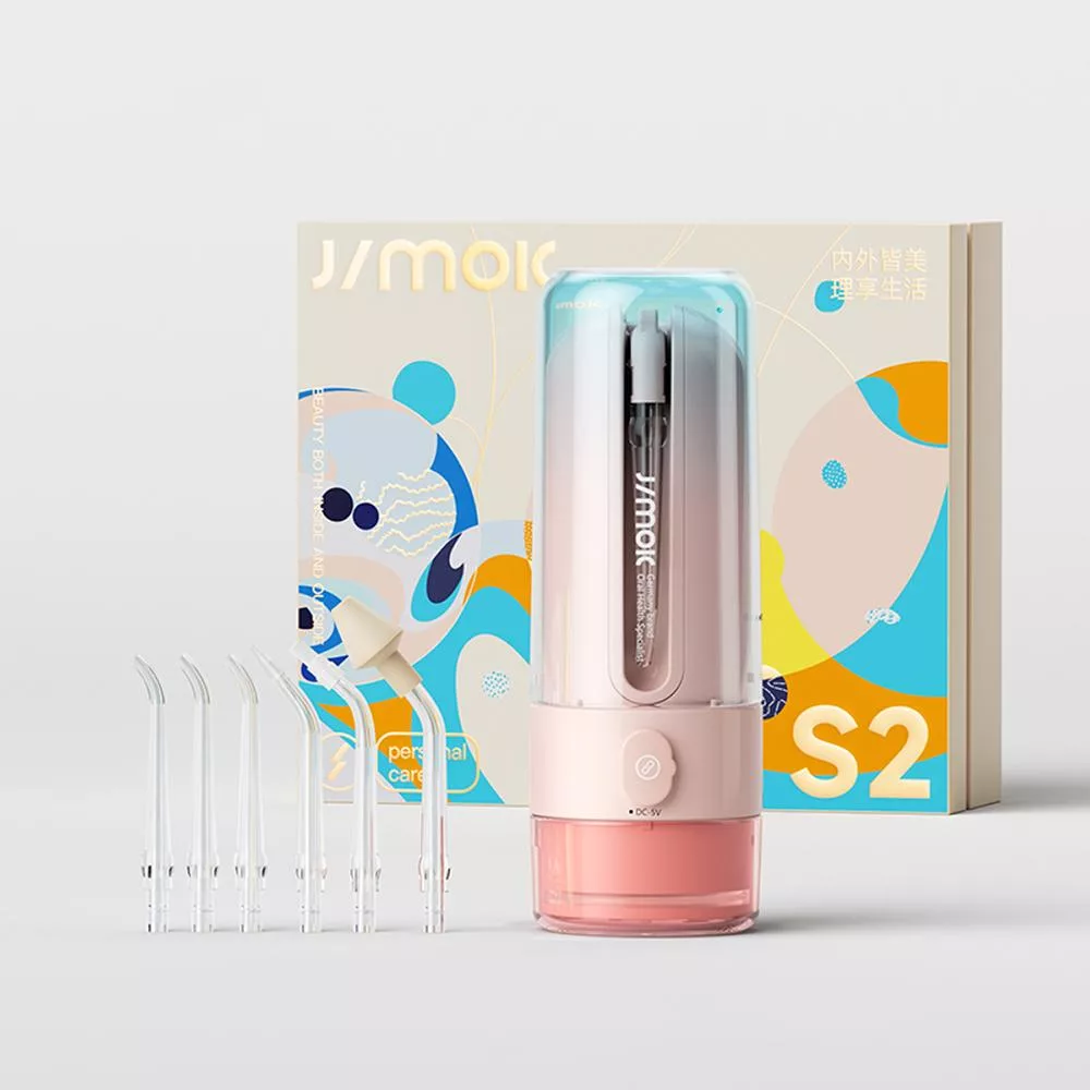 【JIMOK】S2 便攜沖牙器-霓彩粉
