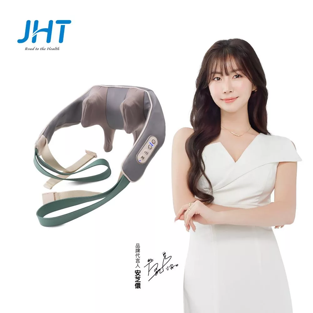 JHT 6D舒鬆肩頸按摩器 K-1610 灰色