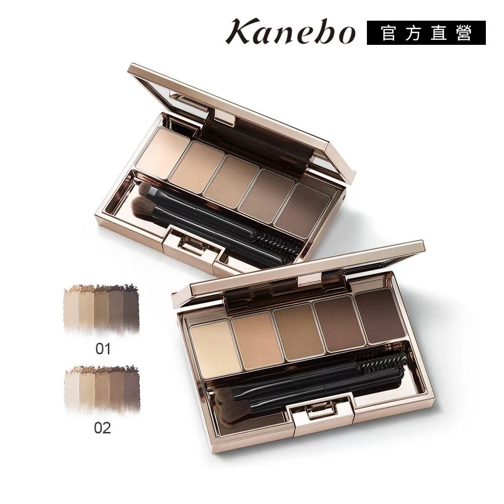【Kanebo 佳麗寶】LUNASOL 晶巧纖緻眉眼彩盒N 5.1g# 01