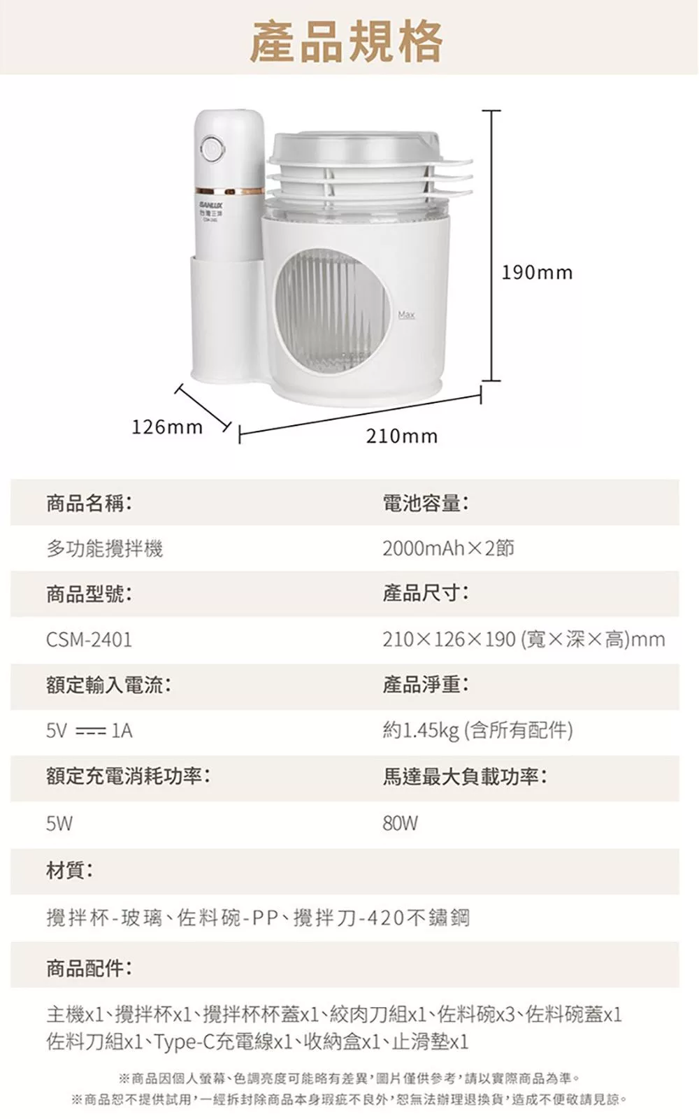 SANLUX台灣三洋 CSM-2401 - 詳情8