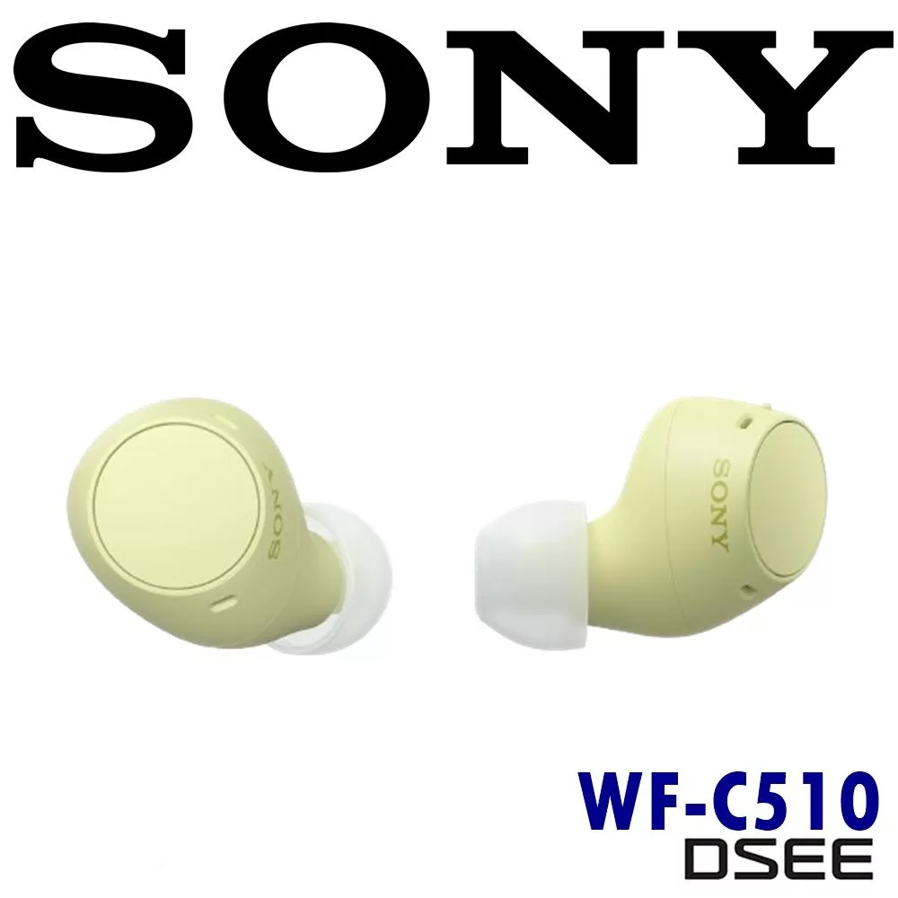 SONY WF-C510 春彩清新 DSEE 11小時長續航 小巧真無線入耳式耳機 2色 公司貨保固一年 黃色