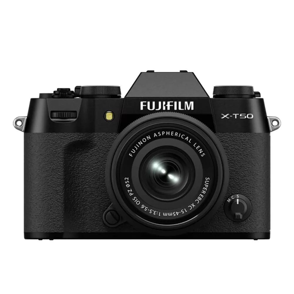 FUJIFILM 富士 X-T50+XC15-45mm*(平行輸入)~ 送SD128G卡+副電+座充+雙鏡包+拭鏡筆+背帶+大吹球清潔組 無 X-T50+XC15-45mm