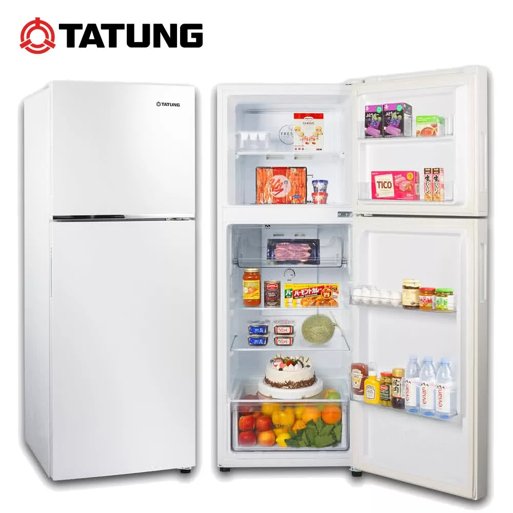 【TATUNG大同】250公升一級能效變頻雙門冰箱 (TR-B1258VWH)