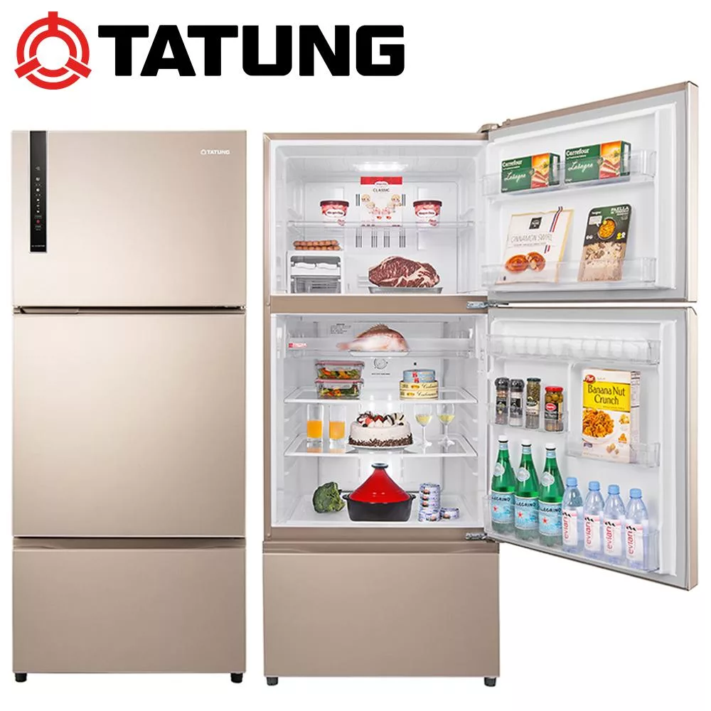 【TATUNG大同】530公升一級能效變頻三門冰箱 (TR-C1530VS)
