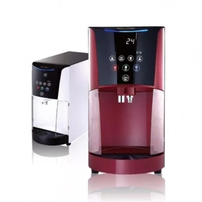 【LCW龍泉】桌上型智能節電氣泡水飲水機 LC-8871 典雅紅