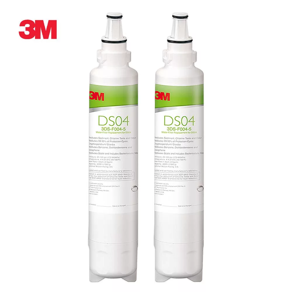 3M DS04 長效型DIY淨水器替換濾心兩入3DS-F004-5(適用S003/DS02/DS03/AP2-C405系列濾心)
