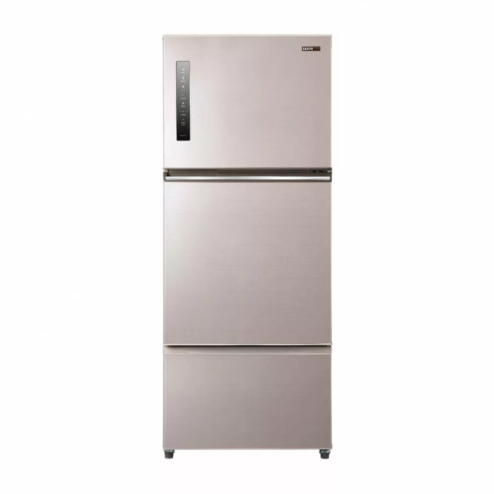 SAMPO聲寶580公升變頻三門冰箱 SR-C58DV(Y7)炫麥金
