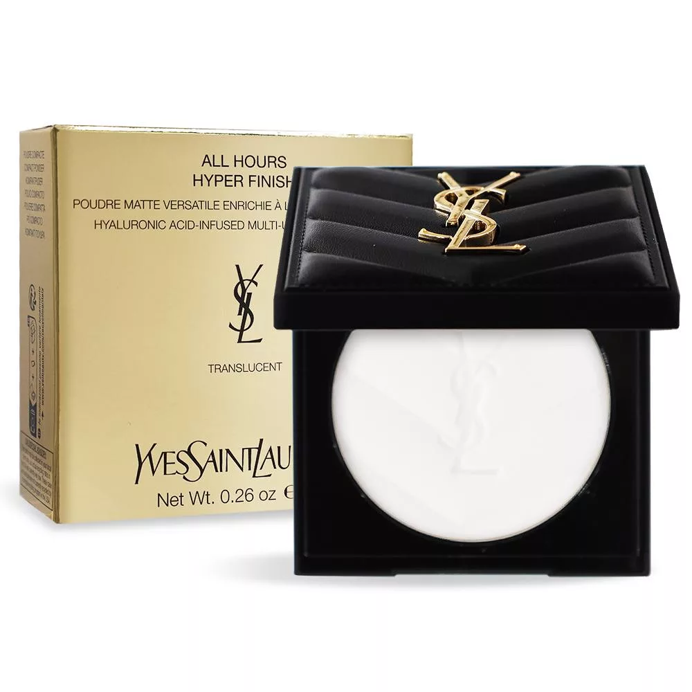 YSL 恆久完美持久柔霧蜜粉餅#TRANSLUCENT透明色(7.5g)-國際航空版