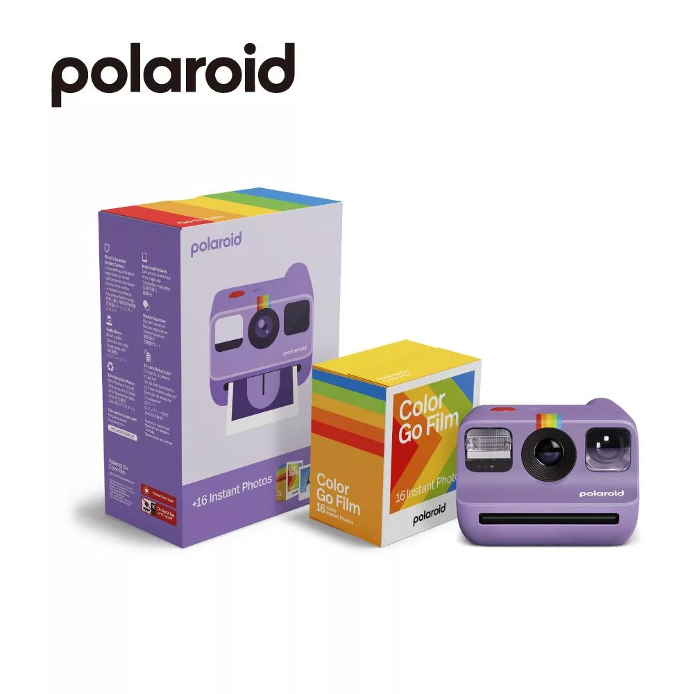 Polaroid 寶麗來拍立得GO G2 套裝版 (內附16張相紙) 紫色