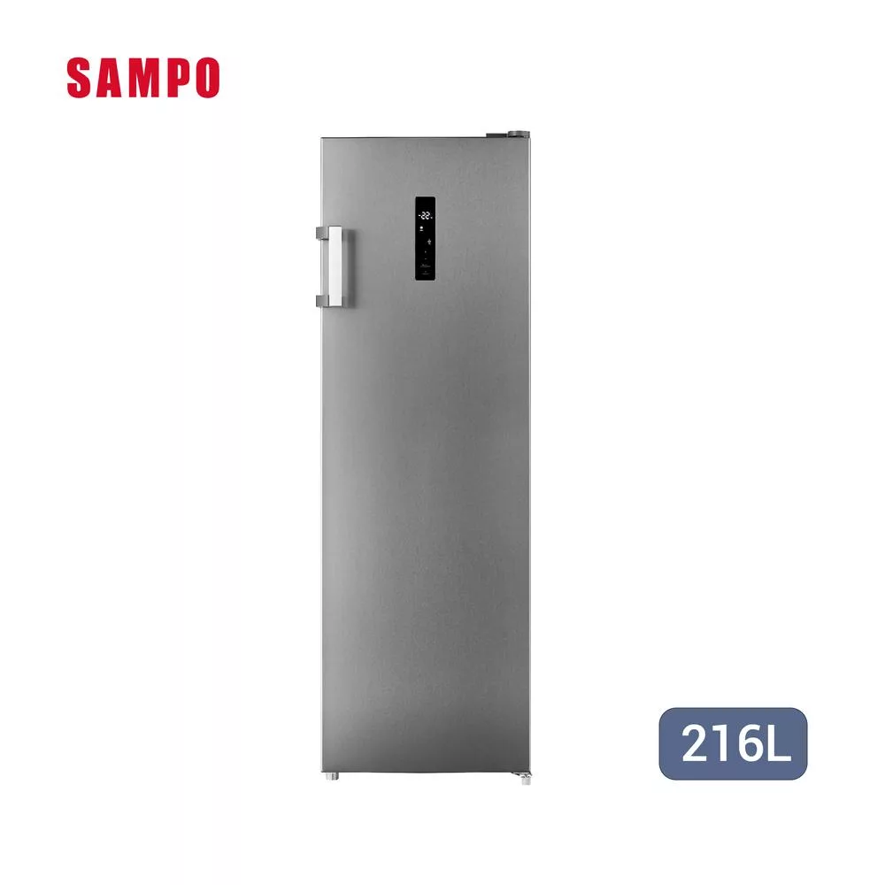 【SAMPO聲寶】216公升變頻風冷無霜直立式冷凍櫃 SRF-220FD ✔送基本安裝 ✔舊機回收