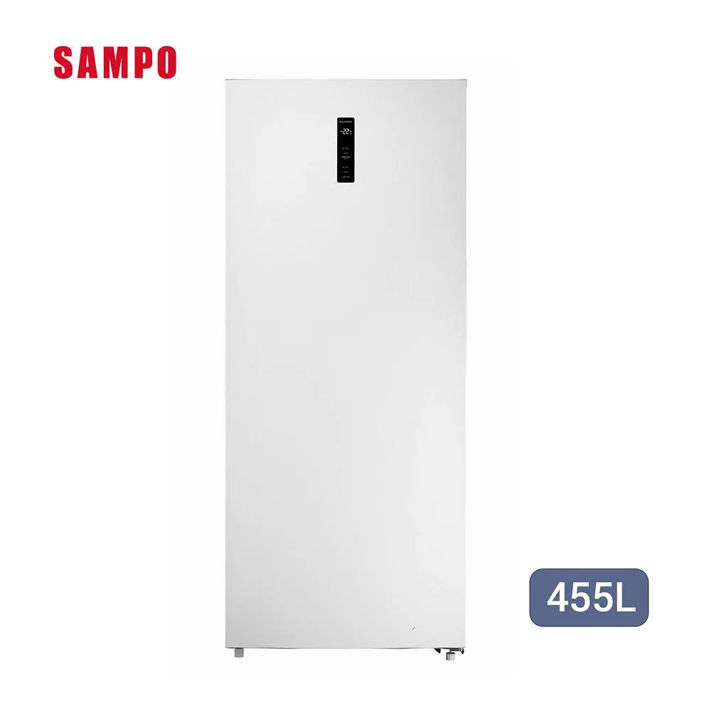 【SAMPO聲寶】455公升變頻風冷無霜直立式冷凍櫃 SRF-455FD ✔送基本安裝✔舊機回收