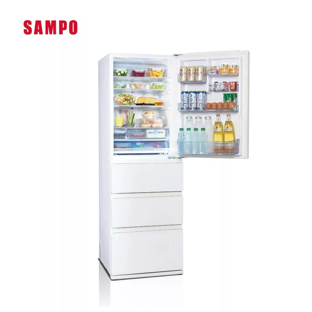 【SAMPO聲寶】480公升變頻四門星漾美滿冰箱 SR-C48GDD ✔基本安裝✔舊機回收