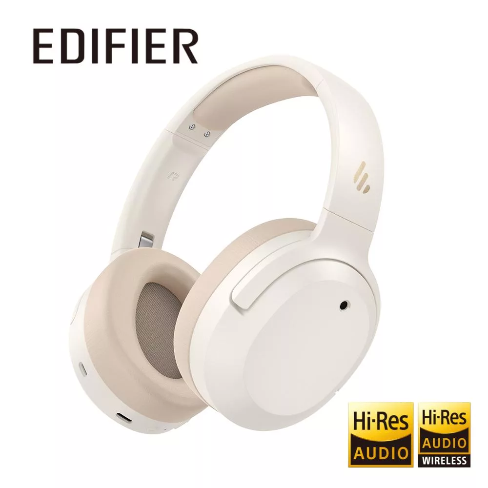 EDIFIER W820NB PLUS 無線降噪藍牙耳罩耳機 象牙白