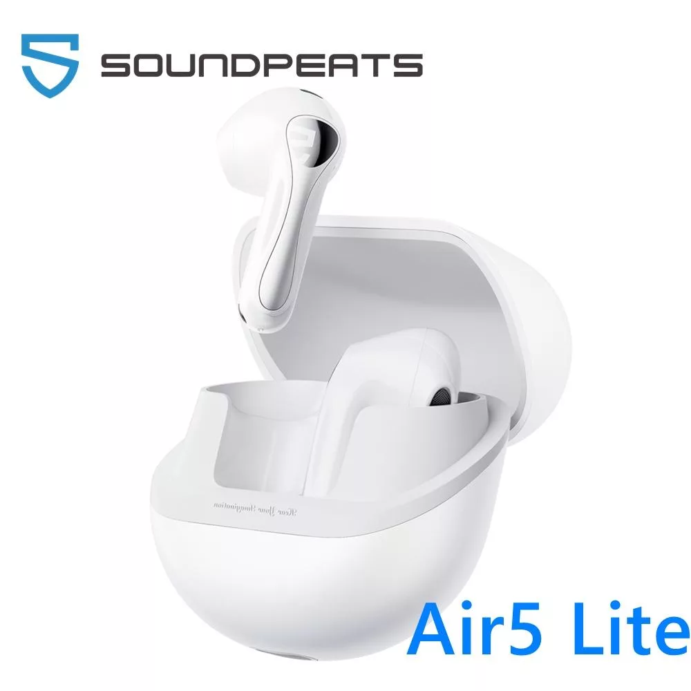 SoundPeats Air 5 Lite 高 CP 360° 全景聲 ✕ Hi-Res /LDAC™ 雙重高音質認證入耳真無線耳機 2色 公司貨保固一年 月華白