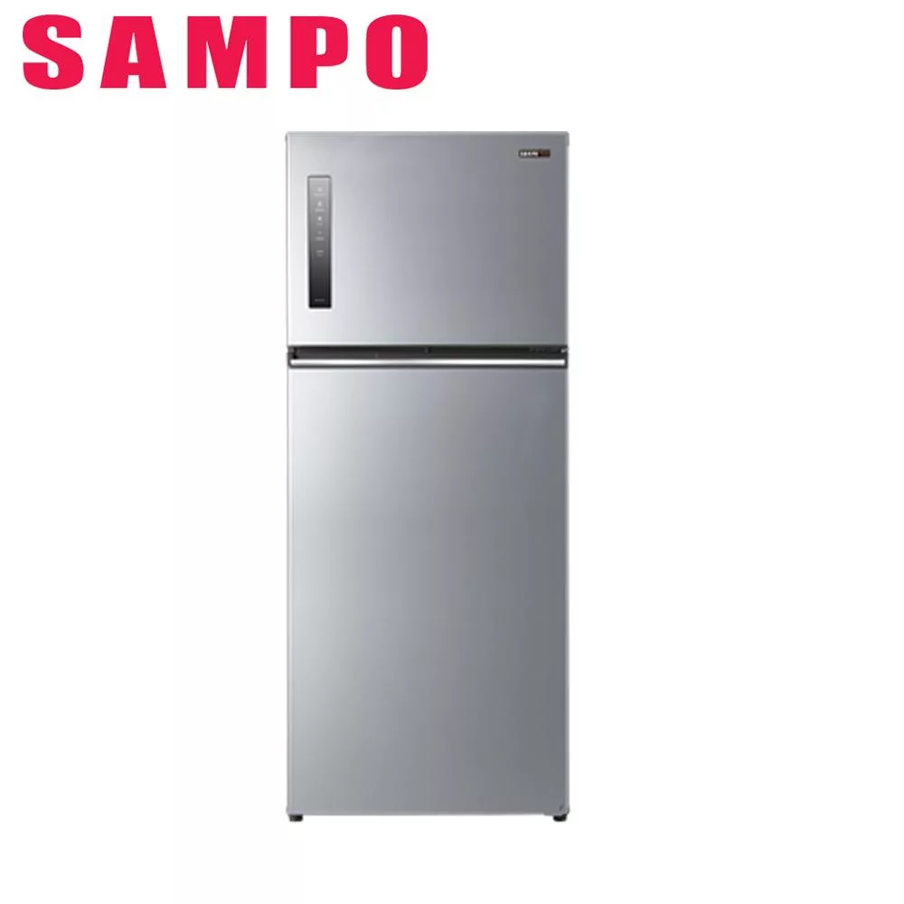 SAMPO聲寶535公升變頻雙門冰箱SR-C53D(S9)彩紋銀