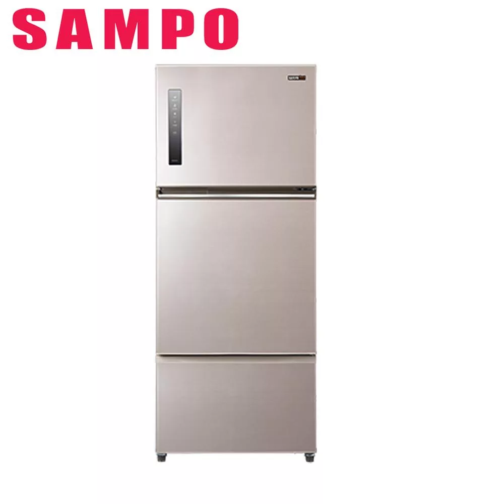 SAMPO聲寶580公升變頻三門冰箱SR-C58DV(Y7)炫彩金