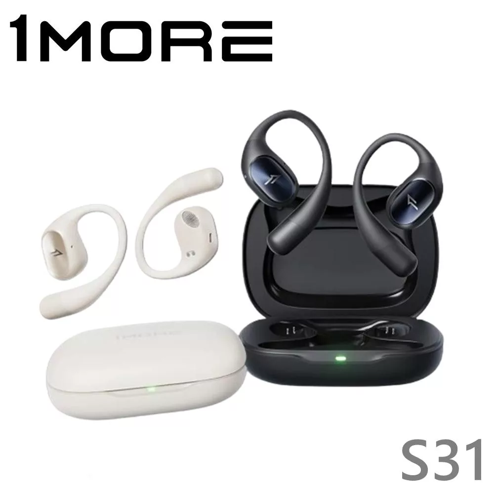 1MORE 萬魔聲學 S31 空氣傳導 開放式 真無線藍牙耳機 公司貨保固一年 白色