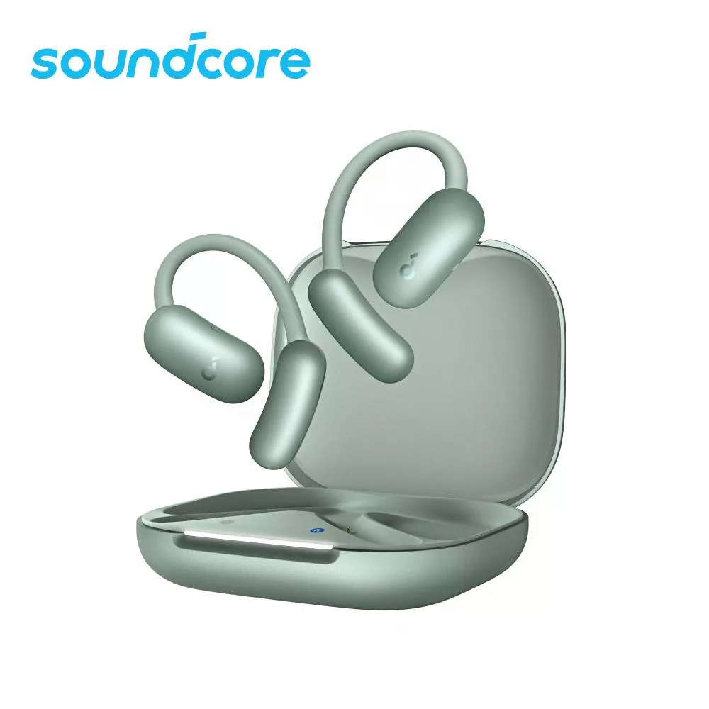 Soundcore AeroFit 2 AI 開放式藍牙耳機 (A3874) 翻譯耳機 薄荷綠