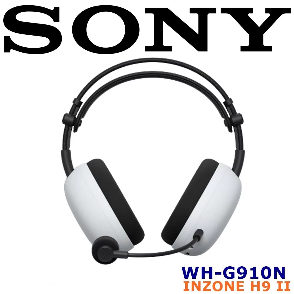 SONY INZONE H9 II(Wh-G910N)專業級電競藍芽耳機  Fnatic 共同開發 心型指向性 進階降噪 2色 新力索尼公司貨 白色