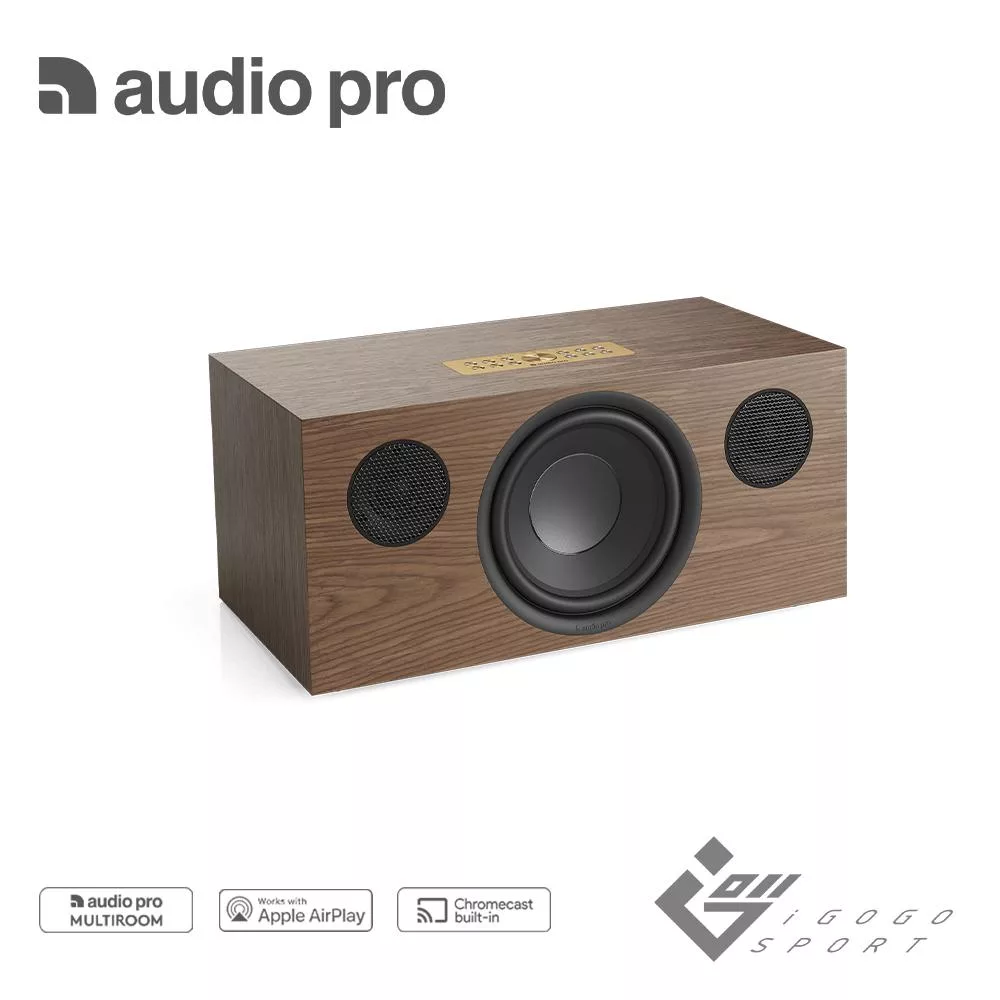 Audio Pro C20 WiFi無線藍牙喇叭 胡桃木色