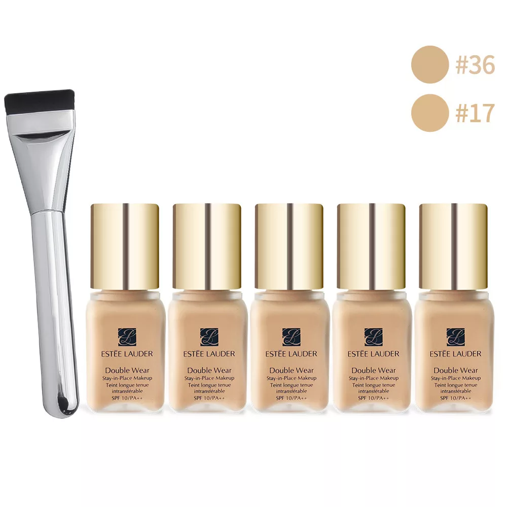 ESTEE LAUDER 雅詩蘭黛 粉持久完美持妝粉底(7ml)X5[超越正貨容量35ml]送粉底刷-多色可選-公司貨 #36