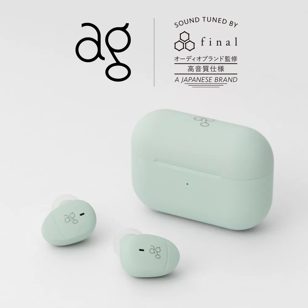 日本 ag COTSUBU MK2真無線藍牙耳機  薄荷綠