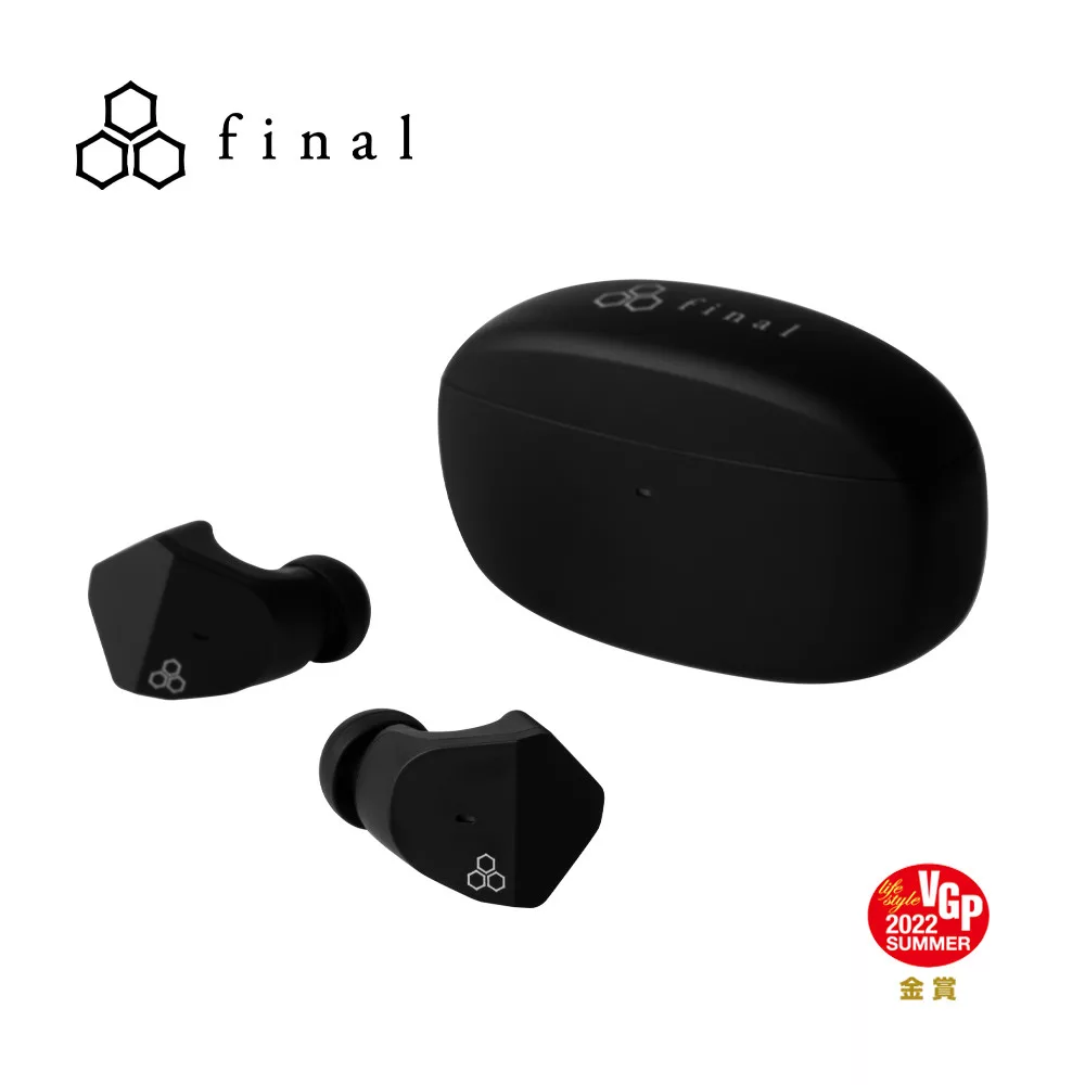 日本 final ZE2000 真無線藍牙耳機 入耳式耳機  黑
