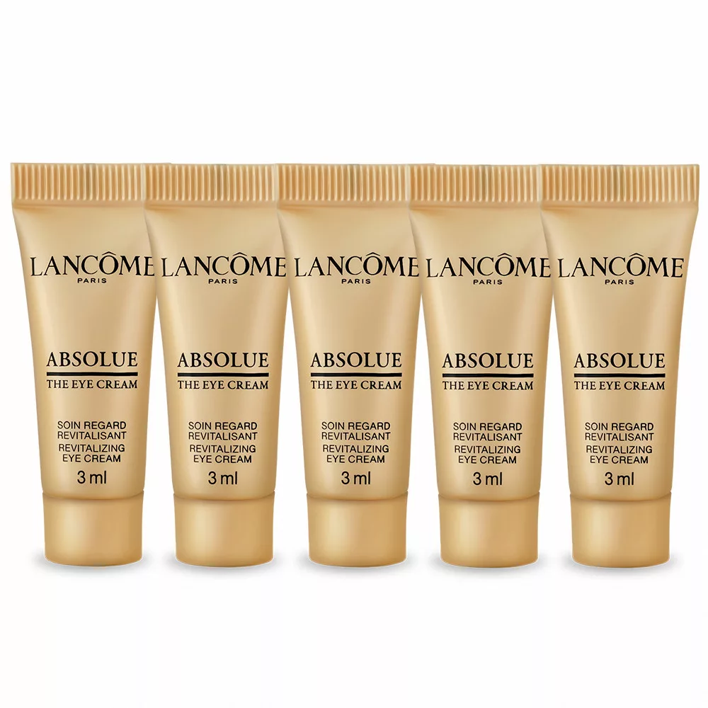 LANCOME 蘭蔻 絕對完美永生玫瑰肽金逆時眼霜(3ml)X5-公司貨