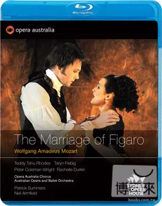 雪梨歌劇院系列《莫札特：費加洛婚禮》/派崔克o桑默斯(指揮)澳洲歌劇院暨芭蕾管弦樂團、澳洲歌劇院合唱團 (藍光BD)