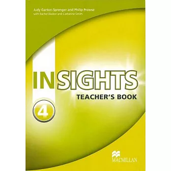 Insights (4) Teacher’s Book  with Test Multi-ROM/1片
