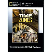 Time Zones 2/e (4) Classroom Audio CDs/3片 and DVD/1片