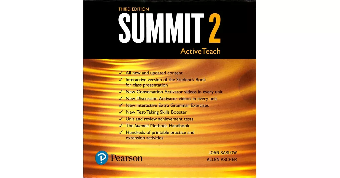 Summit (2) ActiveTeach DVD-ROM/1片 3/e