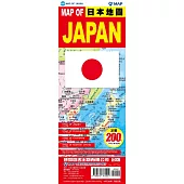 MAP OF JAPAN日本地圖(中英文)
