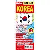 MAP OF KOREA 韓國地圖