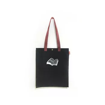 新學林「就是愛讀書」合成帆布包(宇宙黑)