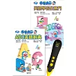 哆啦A夢 ABC英語詞典、英語學習任意門 DTP鋰電點讀筆學習套組