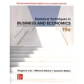 Statistical Techniques in Business & Economics(19版)