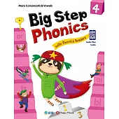Big Step Phonics with Phonics Readers 4(課本+練習本+線上資源) (附QR CODE音檔隨掃即聽)