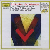 Prokofiev: Symphonies no 1 & 5 / Karajan, Berlin PO