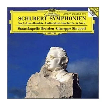 Schubert: Symphonies Nos.8 & 9 / Sinopoli / Staatskapelle Dresden