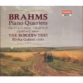 Brahms: The Three Piano Quartets, Op.25 in G minor, Op.26 in A , Op.60 in C minor / The Borodin Trio & Rivka Golani